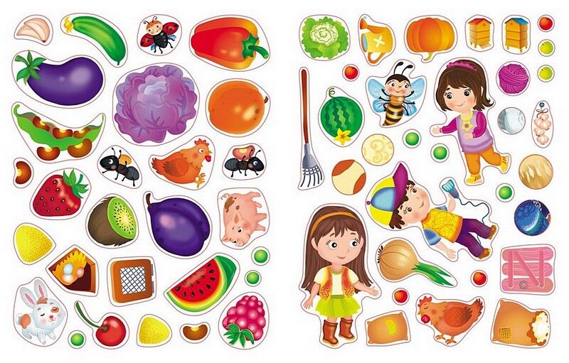 На фермі. Вчимо англійську з наліпками - фото 5