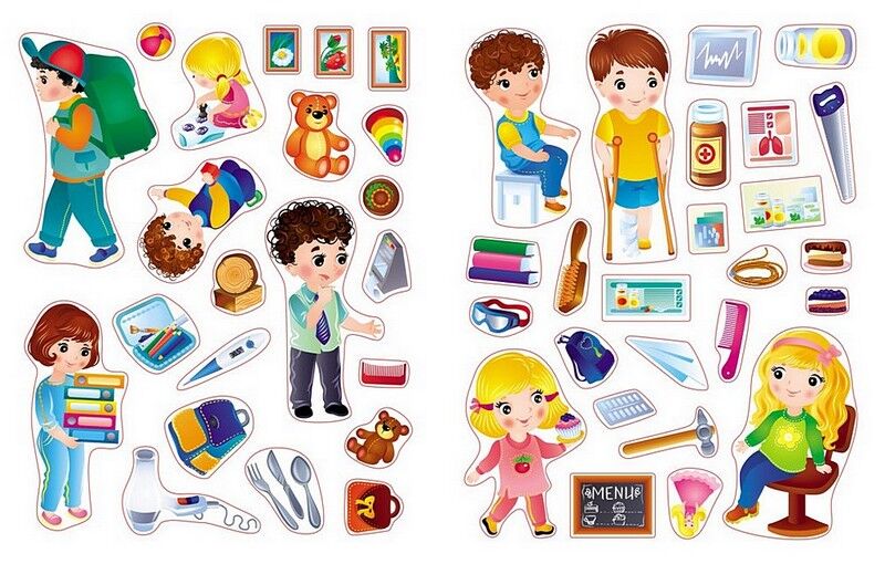 Професії. Вчимо англійську з наліпками 47 наліпок 105 слова Пегас - фото 5