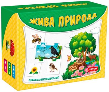 Жива природа. Дитяча розвиваюча гра (в гофрокоробці) - Настільні ігри