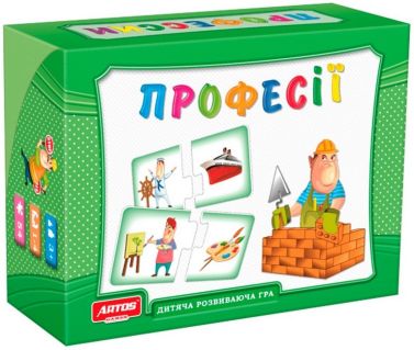 Професії. Дитяча розвиваюча гра (в гофрокоробці) - Настільні ігри