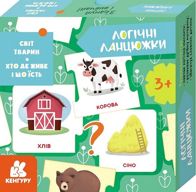 Логічні ланцюжки. Світ тварин. Хто де живе і що їсть - фото 1