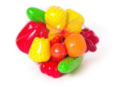 Набір Фрукти-овочі. 16 предметів Набір Фрукти-овочі. 16 предметів - Іграшкові набори, меблі, пристрої, транспорт