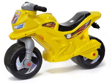 Мотоцикл 2-колісний музичний (жовтий) Мотоцикл 2-колісний музичний (жовтий) - Іграшкові набори, меблі, пристрої, транспорт