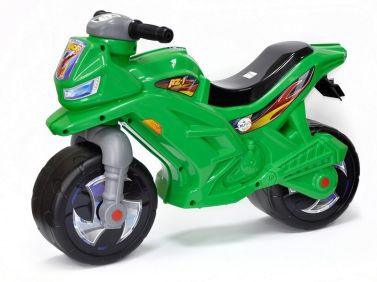 Мотоцикл 2-колісний музичний (зелений) Мотоцикл 2-колісний музичний (зелений) - Іграшкові набори, меблі, пристрої, транспорт