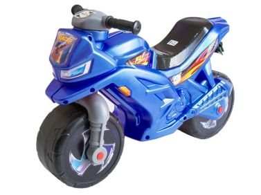 Мотоцикл 2-колісний музичний (синій) Мотоцикл 2-колісний музичний (синій) - Іграшкові набори, меблі, пристрої, транспорт