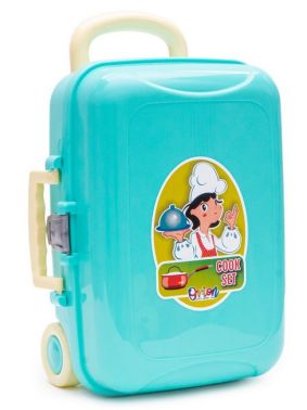 Набір "Кухня похідна" у валізі з коліщатами Набір "Кухня похідна" у валізі з коліщатами - Іграшкові набори, меблі, пристрої, транспорт