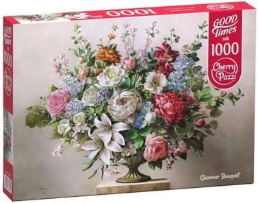 1000 CherryPazzi. Glamour Bouquet / Гламурный букет - Пазли