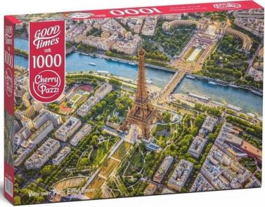 1000 CherryPazzi. View Over Paris Eiffel Tower / Вид на Ейфелеву вежу в Парижі