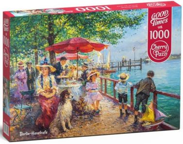 1000 CherryPazzi. Cafe ved floden Havel / Кафе Хавель. Берлін - Пазли