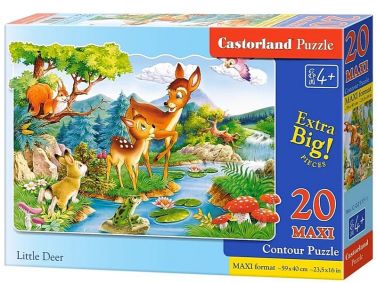 Castorland 20maxi. Little Deer / Оленя Бембі - Пазли