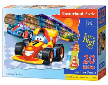 Castorland 20maxi. Racing Action / Гонки - Пазли