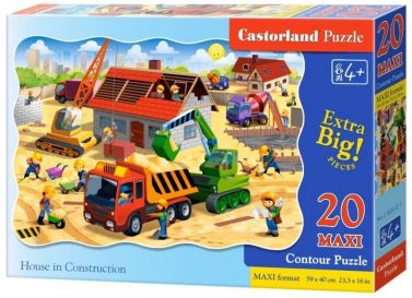 Castorland 20maxi. House in Construction / Будівництво - Пазли