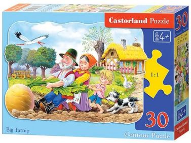 Castorland Puzzle 30. Big Turnip / Ріпка - Пазли