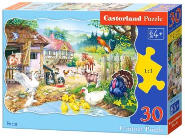 Castorland Puzzle 30. Farm / Ферма - Пазли
