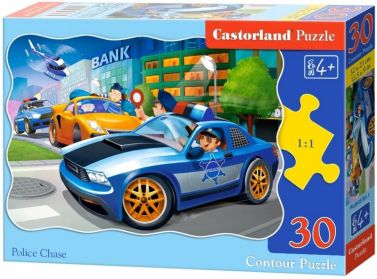 Castorland Puzzle 30. Police Chase / Поліцейська погоня - Пазли