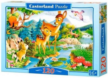 Castorland Puzzle 120 midi. Бембі - Пазли