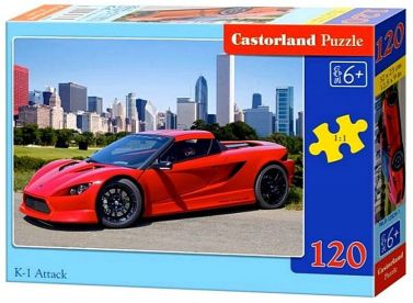 Castorland Puzzle 120 midi. Червоний автомобіль - Пазли