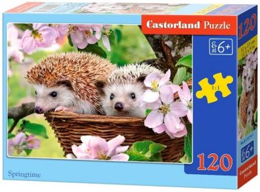 Castorland Puzzle 120 midi. Springtime / Весна (Їжаки) - Пазли