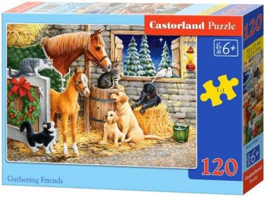Castorland Puzzle 120 midi. Gathering Friends / Друзі - Пазли