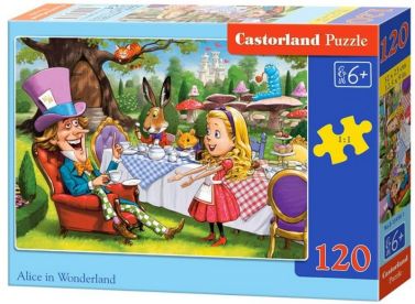 Castorland Puzzle 120 midi. Alice in Wonderland / Аліса в Країні Чудес - Пазли