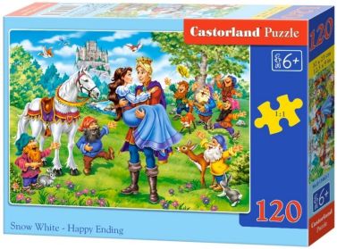 Castorland Puzzle 120 midi. Snow White - Happy Ending / Білосніжка - щасливий кінець - Пазли