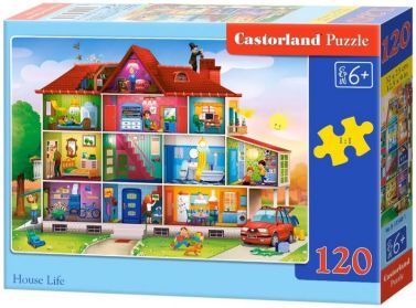 Castorland Puzzle 120 midi. House Life / Домашнє життя - Пазли