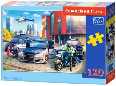 Castorland Puzzle 120 midi. Police Station / Поліцейський відділок - Пазли