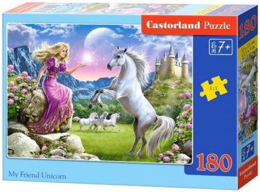 Castorland Puzzle 180. My Friend Unicorn / Мій друг єдиноріг - Пазли