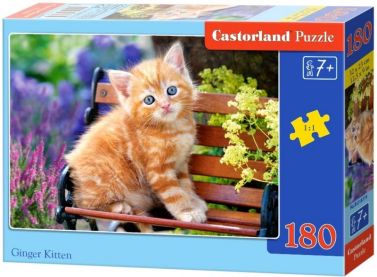 Castorland Puzzle 180. Ginger Kitten / Руде кошеня - Пазли