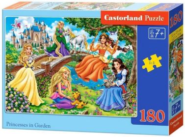 Castorland Puzzle 180. Princesses in Garden / Принцеси в саду - Пазли