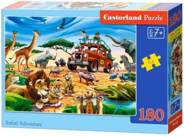 Castorland Puzzle 180. Safari Adventure / Пригоди на сафарі - Пазли