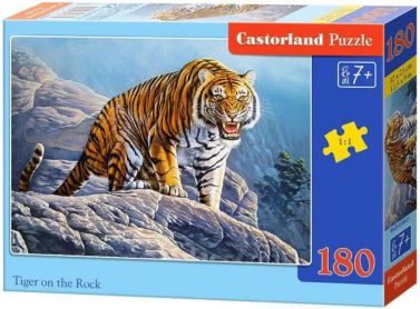Castorland Puzzle 180. Tiger on the Rock / Тигр на скелі - Пазли