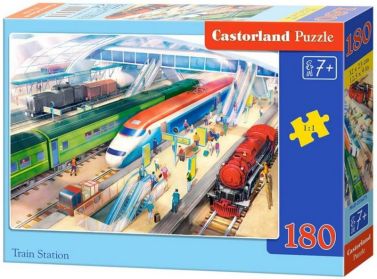 Castorland Puzzle 180. Train Station / Залізнична станція - Пазли