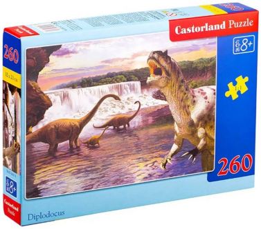 Castorland Puzzle 260. Diplodocus / Диплодок - Пазли