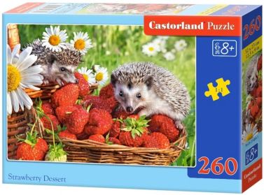 Castorland Puzzle 260. Strawberry Dessert / Полуничний десерт - Пазли