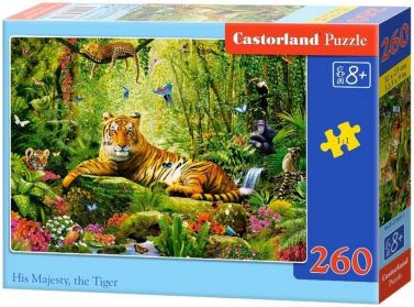 Castorland Puzzle 260. His Majesty, the Tiger / Його Величність, Тигр - Пазли