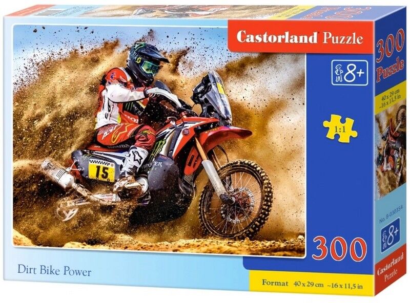 Castorland Puzzle 300. Dirt Bike Power / Міцний мотоцикл - фото 1