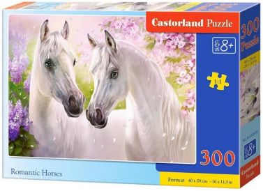 Castorland Puzzle 300. Romantic Horses / Романтичні коні - Пазли