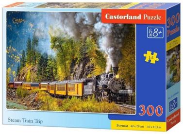 Castorland Puzzle 300. Steam Train Trip / Поїзд - Пазли