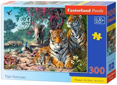 Castorland Puzzle 300. Tiger Sanctuary / Тигровий заповідник - Пазли