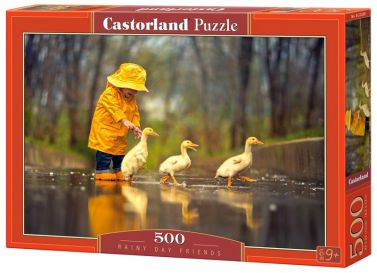 Castorland Puzzle 500. Rainy Day Friends / Друзі у дощовий день - Пазли