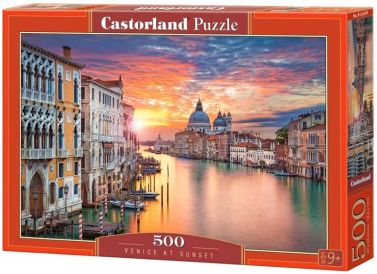 Castorland Puzzle 500. Venice at Sunset / Венеція на заході сонця - Пазли