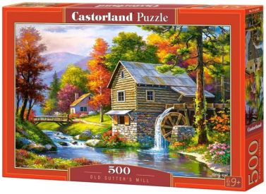 Castorland Puzzle 500. Old Sutter’s Mill / Старий млин Саттера - Пазли