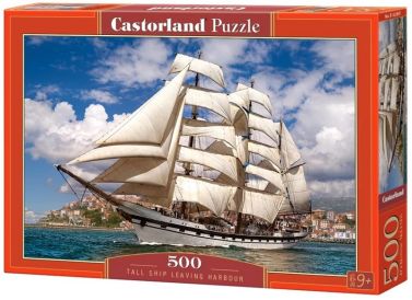 Castorland Puzzle 500. Tall Ship Leaving Harbour / Високий корабель - Пазли