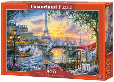 Castorland Puzzle 500. Tea Time in Paris / Час чаювання в Парижі - Пазли