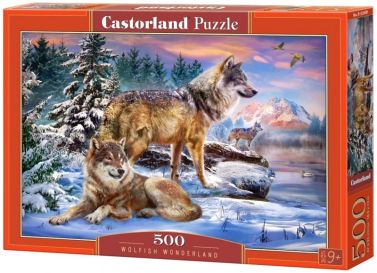 Castorland Puzzle 500. Wolfish Wonderland / Вовча країна чудес - Пазли