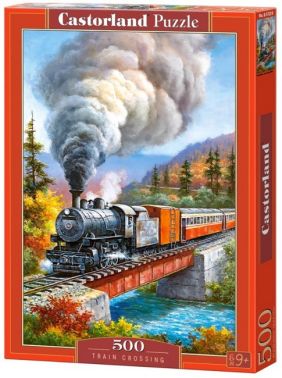 Castorland Puzzle 500. Train Crossing / Поїзд - Пазли