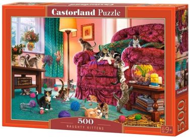 Castorland Puzzle 500. Naughty Kittens / Неслухняні кошенята - Пазли