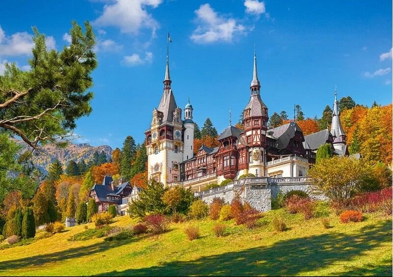 Castorland Puzzle 500. Castle Peles, Romania / Замок Пелеш, Румунія - фото 2