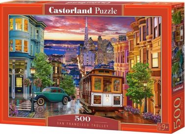 Castorland Puzzle 500. San Francisco Trolley / Трамвай у Сан-Франциско - Пазли